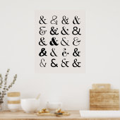 Ampersand Symbolen Poster (Keuken)