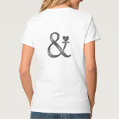 Ampersand-symbool T-shirt (Achterkant)