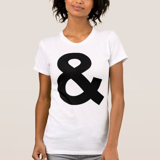 Ampersand T-shirt (Voorkant)
