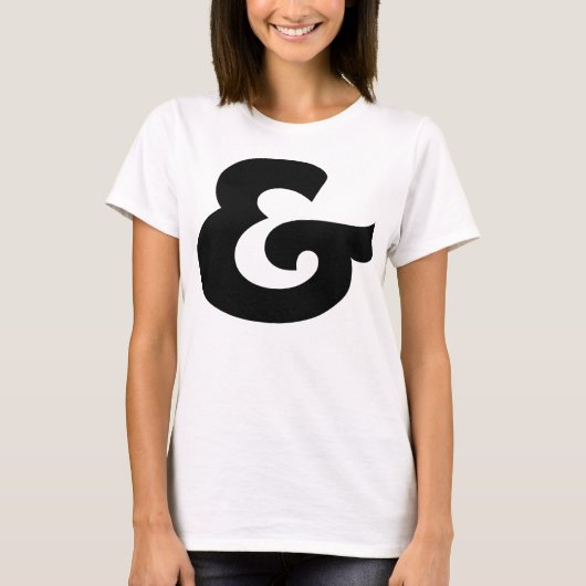 Ampersand T-shirt (Voorkant)