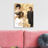  Ampersand Trouwfoto Keepsake Canvas Afdruk (Insitu (Woonkamer))