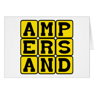 Ampersand, type functie
