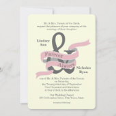 Ampersand Whimsical roze lint banner Kaart (Voorkant)