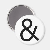 Ampersand - Zwart Magneet (Voorkant / Achterkant)