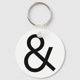 Ampersand - Zwart Sleutelhanger