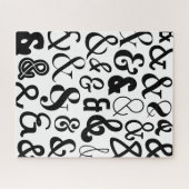 Ampersands Legpuzzel (Horizontaal)