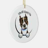 AmPersoneel Brindle IAAM Keramisch Ornament (Rechts)