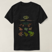 Amphibiens et reptiles Classique TShirt (Design devant)