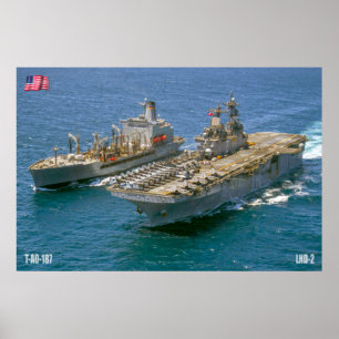 AMPHIBIOUS ASSAULT SHIP - LHD-2 POSTER