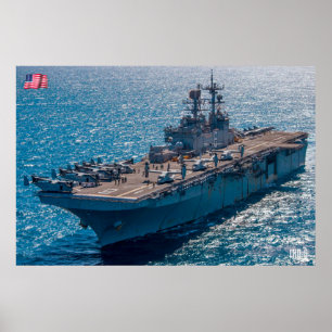 AMPHIBIOUS ASSAULT SHIP - LHD-6 POSTER