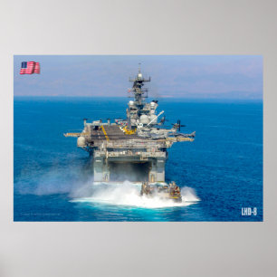 AMPHIBIOUS ASSAULT SHIP - LHD-8 POSTER