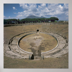 Amphitheater, met c.80 BC Poster