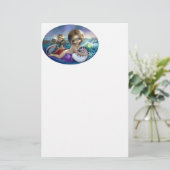 "Amphitriet"-benodigdheden Briefpapier (Staand voorkant)