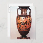 Amphora van het rode cijfer briefkaart (Voorkant / Achterkant)