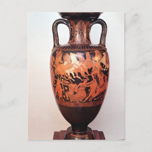 Amphora van het rode cijfer briefkaart (Voorkant)