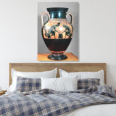 Amphora van zwarte figuren met Ajax en Achilles, Canvas Afdruk (Insitu (Slaapkamer))