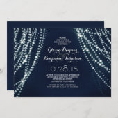 Ampoules à cordes invitations à dîner de répétitio (Devant / Derrière)