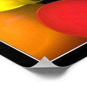 Ampoules colorées - Poster (Coin)