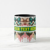 Ampoules de Noël Aquarelle Café Mug (Centre)