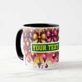 Ampoules de Noël Aquarelle Café Mug (Devant gauche)