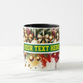 Ampoules de Noël Aquarelle Café Mug (Centre)