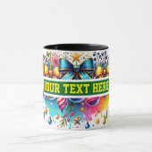 Ampoules de Noël Ornements Café Mug (Centre)