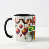Ampoules de Noël Ornements Café Mug (Gauche)