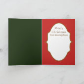 ampoules de Noël rétro Vintage ajouter carte texte (Intérieur)