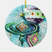 Ampoules de Noël rétro Vintage ornement d'arbre (Dos)