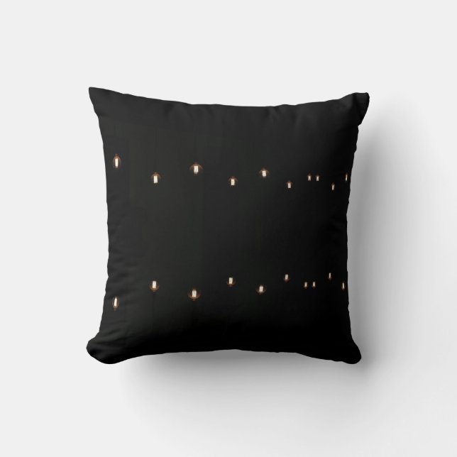 Ampoules lumineuses design minimalisme Coussin de  (Recto)