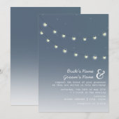 Ampoules même le faire-part de mariage (Devant / Derrière)