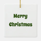 Ampoules Vintages de Noël Ornement en céramique (Dos)