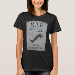 Amputatie Rust in vrede Mijn been Amputatie grap G T-shirt