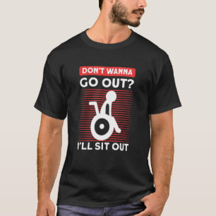 Amputatie voor rolstoel Survivor Handicap Parapleg T-shirt