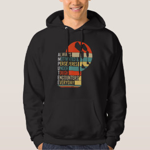 Amputee Altijd gemotiveerd en doorlatend beenproth Hoodie