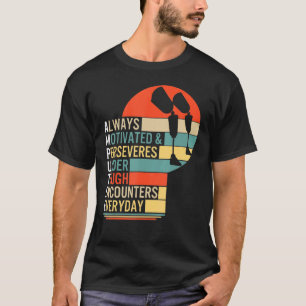 Amputee Altijd gemotiveerd en doorlatend beenproth T-shirt