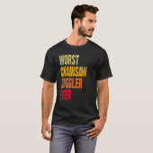 Amputee Hand Arm Amputation Worst Chainsaw Juggler T-shirt (Voorkant volledig)