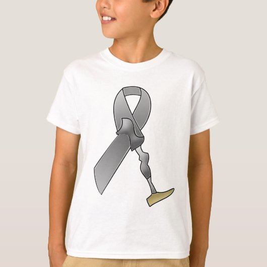 Ampuut Awareness Ribbon T-shirt (Voorkant)