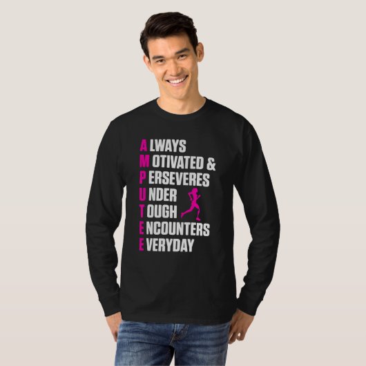 Ampuut Humor Definition been Arm Funny Recovery T-shirt (Voorkant volledig)