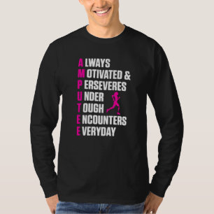 Ampuut Humor Definition leg Arm Funny Recovery 4 T-shirt
