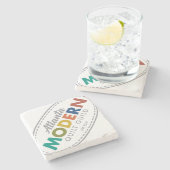 AMQG Stone Onderzetter (Zijkant)