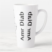 Amr Diab Latte Mok (Rechts)