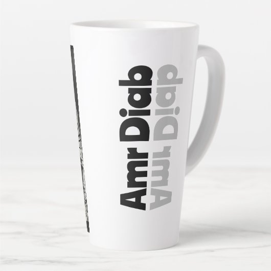 Amr Diab Latte Mok (Rechterhoek)