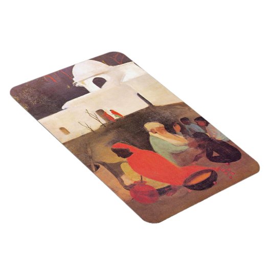 Amrita Sher-Gil - Verouderde Verteller: Magneet (Rechterzijde)