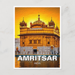 Amritsar Golden Temple Briefkaart