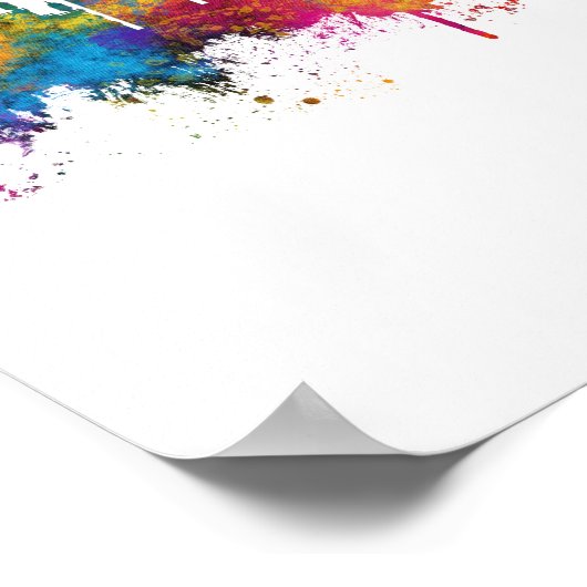 Amritsar Punjab Skyline Poster (Hoek)