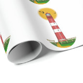 Amrum Lighthouse Duitsland Cadeaupapier (Rol Hoek)