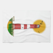 Amrum Lighthouse Duitsland Theedoek (Horizontaal)