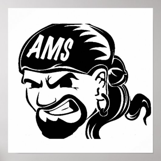 AMS Pirate Poster (Voorkant)