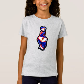 AmSamoa Vinger Hart Zwart Kinder T-Shirt